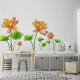 Sticker decorativ, Flore portocalie, 150 cm, 396STK-1 Sticker decorativ, Flore portocalie, 150 cm, 396STK-1