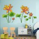 Sticker decorativ, Flore portocalie, 150 cm, 396STK-1 Sticker decorativ, Flore portocalie, 150 cm, 396STK-1