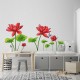 Sticker decorativ, Flore rosii, 150 cm, 396STK-2 Sticker decorativ, Flore rosii, 150 cm, 396STK-2