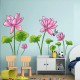 Sticker decorativ, Flore roz pal, 150 cm, 396STK-3 Sticker decorativ, Flore roz pal, 150 cm, 396STK-3