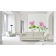 Sticker decorativ, Flore roz pal, 150 cm, 396STK-3 Sticker decorativ, Flore roz pal, 150 cm, 396STK-3