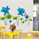 Sticker decorativ, Flori albastre, 150 cm, 396STK Sticker decorativ, Flori albastre, 150 cm, 396STK