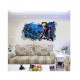 Sticker decorativ, Gaura in perete 3D, Anime, 85 cm, 341STK Sticker decorativ, Gaura in perete 3D, Anime, 85 cm, 341STK