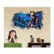 Sticker decorativ, Gaura in perete 3D, Anime, 85 cm, 341STK Sticker decorativ, Gaura in perete 3D, Anime, 85 cm, 341STK