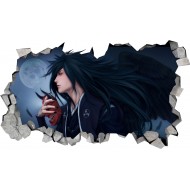 Sticker decorativ, Gaura in perete 3D, Anime, 85 cm, 342STK Sticker decorativ, Gaura in perete 3D, Anime, 85 cm, 342STK