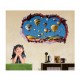 Sticker decorativ, Gaura in perete 3D, Baloane, 85 cm, 400STK Sticker decorativ, Gaura in perete 3D, Baloane, 85 cm, 400STK