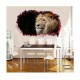Sticker decorativ, Gaura in perete 3D, Leu, 85 cm, 394STK Sticker decorativ, Gaura in perete 3D, Leu, 85 cm, 394STK