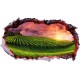 Sticker decorativ, Gaura in perete 3D, Natura, 85 cm, 334STK-1 Sticker decorativ, Gaura in perete 3D, Natura, 85 cm, 334STK-1
