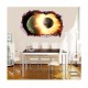 Sticker decorativ, Gaura in perete 3D, Planete, 85 cm, 395STK Sticker decorativ, Gaura in perete 3D, Planete, 85 cm, 395STK