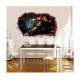 Sticker decorativ, Gaura in perete 3D, Tigru, 85 cm, 393STK Sticker decorativ, Gaura in perete 3D, Tigru, 85 cm, 393STK
