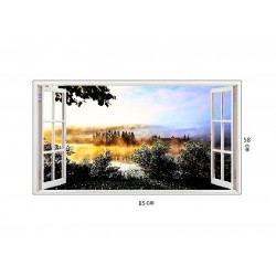 Sticker decorativ, Lac 3D, 85 cm, 161STK Sticker decorativ, Lac 3D, 85 cm, 161STK