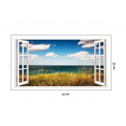 Sticker decorativ, Ocean 3D, 85 cm, 163STK Sticker decorativ, Ocean 3D, 85 cm, 163STK