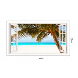 Sticker decorativ, Ocean 3D, 85 cm, 166STK Sticker decorativ, Ocean 3D, 85 cm, 166STK