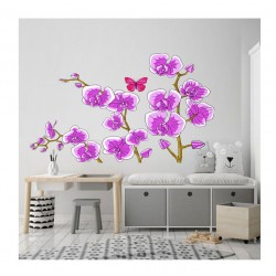 Sticker decorativ, Orhideie, 150 cm, 399STK-1 Sticker decorativ, Orhideie, 150 cm, 399STK-1