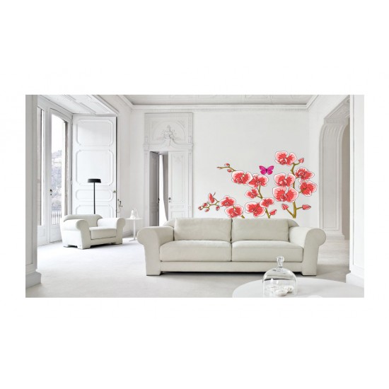 Sticker decorativ, Orhideie, 150 cm, 399STK-3