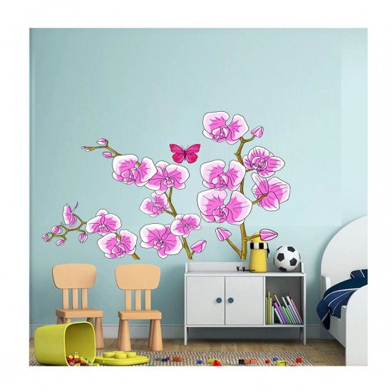 Sticker decorativ, Orhideie, 150 cm, 399STK-4 Sticker decorativ, Orhideie, 150 cm, 399STK-4