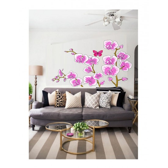 Sticker decorativ, Orhideie, 150 cm, 399STK-4 Sticker decorativ, Orhideie, 150 cm, 399STK-4