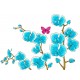 Sticker decorativ, Orhideie, 150 cm, 399STK Sticker decorativ, Orhideie, 150 cm, 399STK