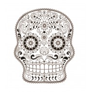 Sticker decorativ, Skull, 78 cm, 216STK-11 Sticker decorativ, Skull, 78 cm, 216STK-11