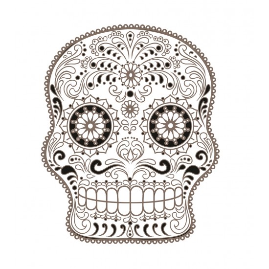 Sticker decorativ, Skull, 78 cm, 216STK-11 Sticker decorativ, Skull, 78 cm, 216STK-11