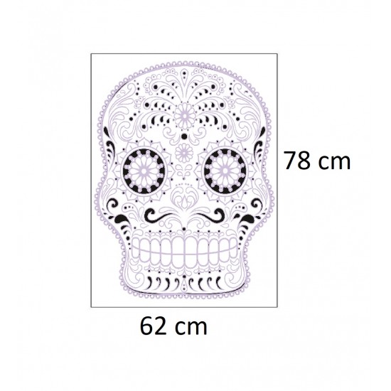 Sticker decorativ, Skull, 78 cm, 216STK-12 Sticker decorativ, Skull, 78 cm, 216STK-12