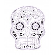 Sticker decorativ, Skull, 78 cm, 216STK-12 Sticker decorativ, Skull, 78 cm, 216STK-12