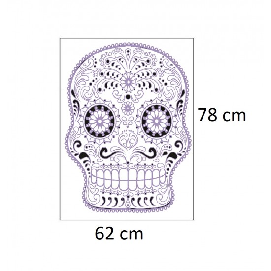 Sticker decorativ, Skull, 78 cm, 216STK-13 Sticker decorativ, Skull, 78 cm, 216STK-13