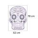 Sticker decorativ, Skull, 78 cm, 216STK-13 Sticker decorativ, Skull, 78 cm, 216STK-13