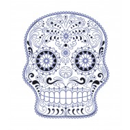 Sticker decorativ, Skull, 78 cm, 216STK-14 Sticker decorativ, Skull, 78 cm, 216STK-14