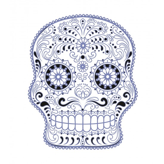 Sticker decorativ, Skull, 78 cm, 216STK-14 Sticker decorativ, Skull, 78 cm, 216STK-14