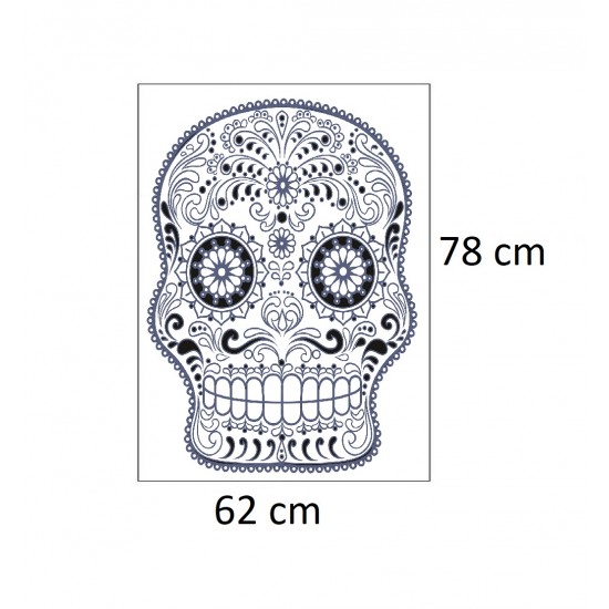 Sticker decorativ, Skull, 78 cm, 216STK-15 Sticker decorativ, Skull, 78 cm, 216STK-15
