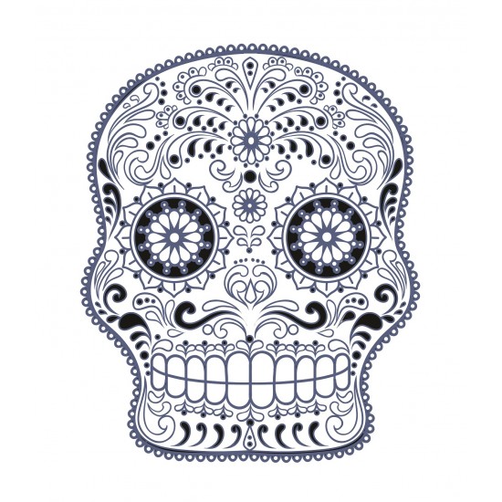 Sticker decorativ, Skull, 78 cm, 216STK-15 Sticker decorativ, Skull, 78 cm, 216STK-15