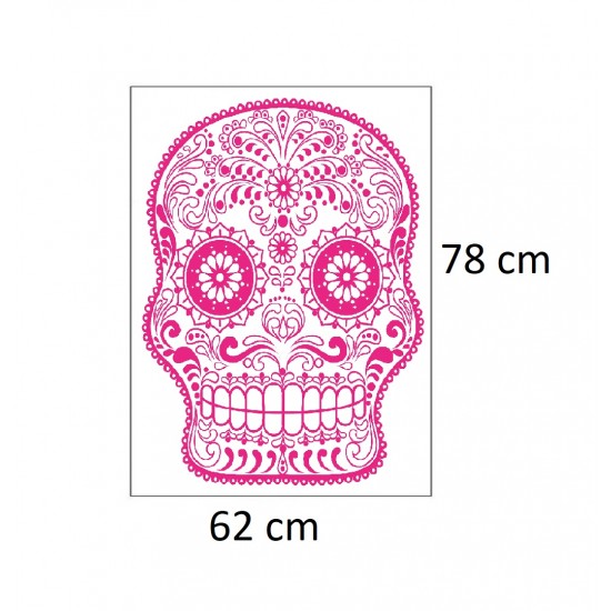 Sticker decorativ, Skull, 78 cm, 216STK-16 Sticker decorativ, Skull, 78 cm, 216STK-16