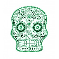Sticker decorativ, Skull, 78 cm, 216STK-3 Sticker decorativ, Skull, 78 cm, 216STK-3