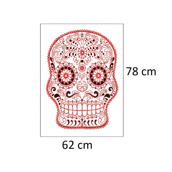Sticker decorativ, Skull, 78 cm, 216STK-5 Sticker decorativ, Skull, 78 cm, 216STK-5