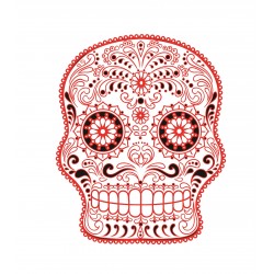 Sticker decorativ, Skull, 78 cm, 216STK-5
