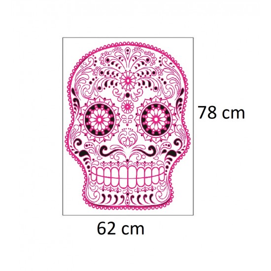 Sticker decorativ, Skull, 78 cm, 216STK-6 Sticker decorativ, Skull, 78 cm, 216STK-6