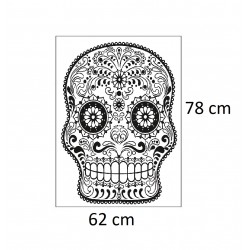 Sticker decorativ, Skull, 78 cm, 216STK-7 Sticker decorativ, Skull, 78 cm, 216STK-7