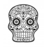 Sticker decorativ, Skull, 78 cm, 216STK-7 Sticker decorativ, Skull, 78 cm, 216STK-7