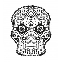 Sticker decorativ, Skull, 78 cm, 216STK-7
