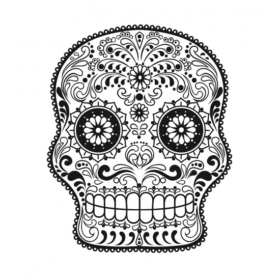 Sticker decorativ, Skull, 78 cm, 216STK-7 Sticker decorativ, Skull, 78 cm, 216STK-7