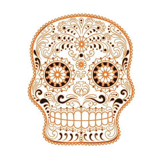 Sticker decorativ, Skull, 78 cm, 216STK-9 Sticker decorativ, Skull, 78 cm, 216STK-9