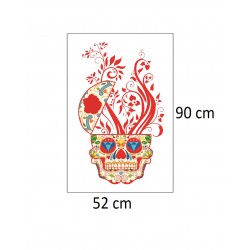 Sticker decorativ, Skull, 90 cm, 219STK-4 Sticker decorativ, Skull, 90 cm, 219STK-4