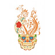 Sticker decorativ, Skull, 90 cm, 219STK-7 Sticker decorativ, Skull, 90 cm, 219STK-7