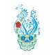 Sticker decorativ, Skull, 90 cm, 219STK-9 Sticker decorativ, Skull, 90 cm, 219STK-9