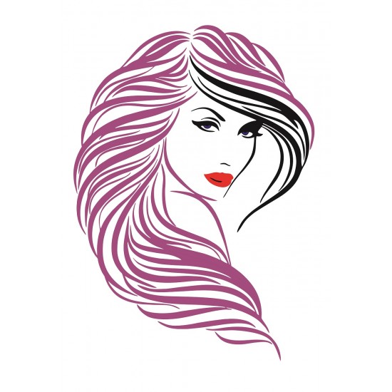 Sticker decorativ, Woman, 80 cm, 215STK-4 Sticker decorativ, Woman, 80 cm, 215STK-4