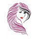 Sticker decorativ, Woman, 80 cm, 215STK-4 Sticker decorativ, Woman, 80 cm, 215STK-4