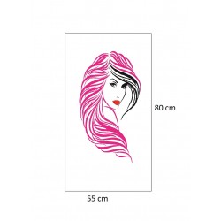Sticker decorativ, Woman, 80 cm, 215STK-5 Sticker decorativ, Woman, 80 cm, 215STK-5