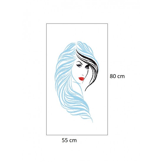Sticker decorativ, Woman, 80 cm, 215STK-7 Sticker decorativ, Woman, 80 cm, 215STK-7