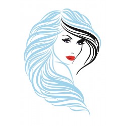 Sticker decorativ, Woman, 80 cm, 215STK-7